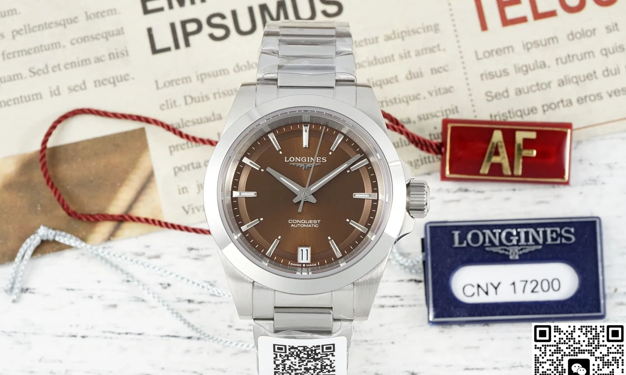 AF Factory Longines Concas L3.830.4.62.6 1:1 Best Edition Replica Watch